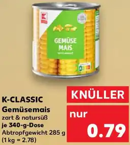 Kaufland K-CLASSIC Gemüsemais Angebot