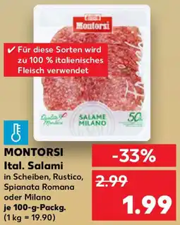 Kaufland MONTORSI Ital. Salami Angebot