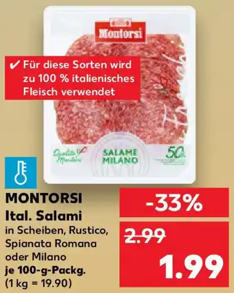 Kaufland MONTORSI Ital. Salami Angebot