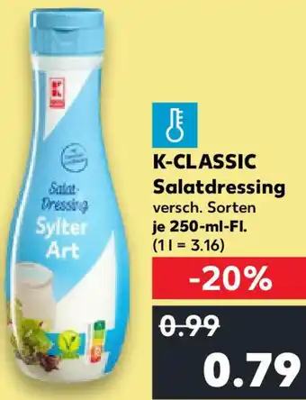 Kaufland K-CLASSIC Salatdressing Angebot