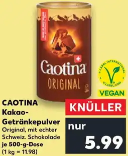 Kaufland CAOTINA Kakao Getränkepulver Angebot