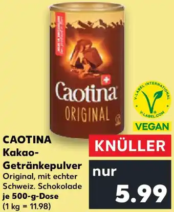 Kaufland CAOTINA Kakao Getränkepulver Angebot