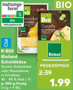 Kaufland K-BIO Bioland Schnittkäse Angebot