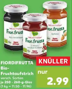Kaufland FIORDIFRUTTA Bio Fruchtaufstrich Angebot