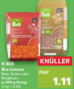 Kaufland K-BIO Bio-Linsen Angebot