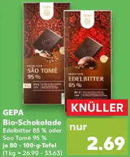 Kaufland GEPA Bio-Schokolade Angebot