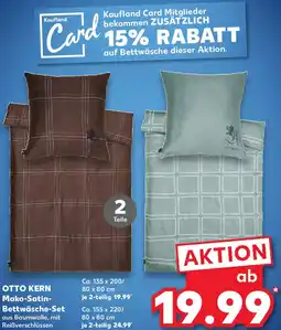 Kaufland OTTO KERN Mako-Satin Bettwäsche-Set Angebot