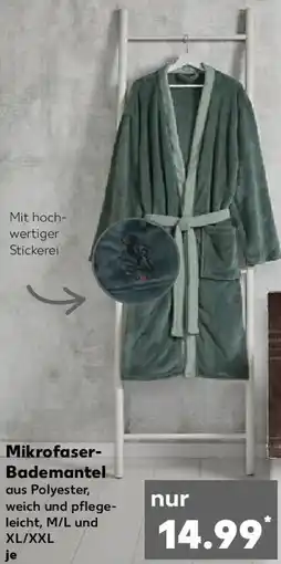 Kaufland OTTO KERN Mikrofaser Bademantel Angebot