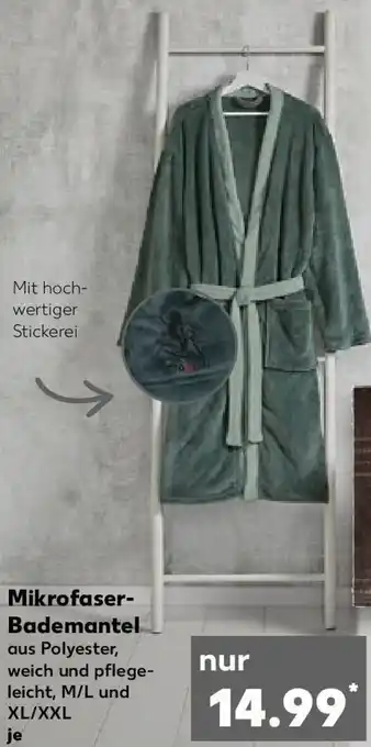 Kaufland OTTO KERN Mikrofaser Bademantel Angebot