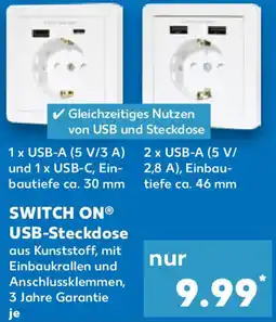 Kaufland SWITCH ON USB-Steckdose Angebot