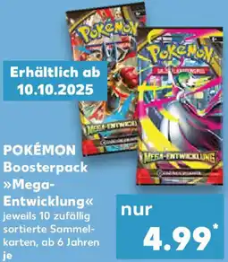 Kaufland POKÉMON Boosterpack Mega Entwicklung Angebot
