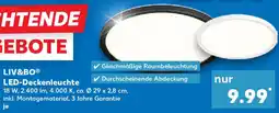 Kaufland LIV&BO LED-Deckenleuchte Angebot