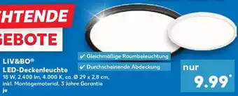 Kaufland LIV&BO LED-Deckenleuchte Angebot