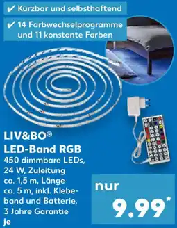 Kaufland LIV&BO LED-Band RGB Angebot