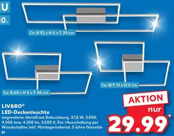 Kaufland LIV&BO LED-Deckenleuchte Angebot