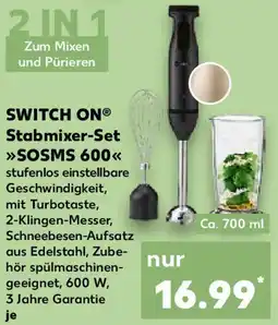 Kaufland SWITCH ON Stabmixer-Set SOSMS 600 Angebot