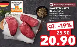 Kaufland K-WERTSCHÄTZE Rinderhüfte Angebot