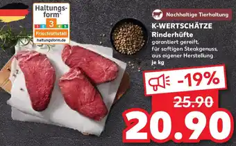 Kaufland K-WERTSCHÄTZE Rinderhüfte Angebot