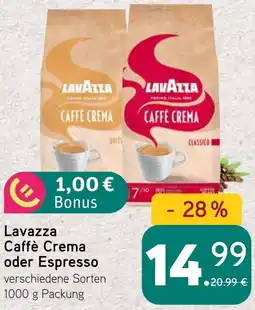 Dornseifer Lavazza Caffè Crema oder Espresso Angebot