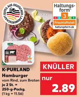 Kaufland K-PURLAND Hamburger Angebot