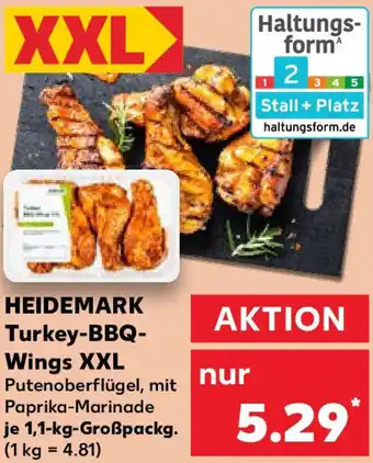 Kaufland HEIDEMARK Turkey-BBQ Wings XXL Angebot