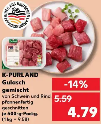 Kaufland K-PURLAND Gulasch gemischt Angebot