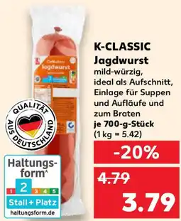 Kaufland K-CLASSIC Jagdwurst Angebot