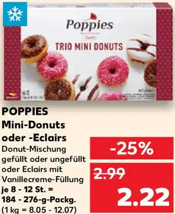 Kaufland POPPIES Mini-Donuts oder Eclairs Angebot