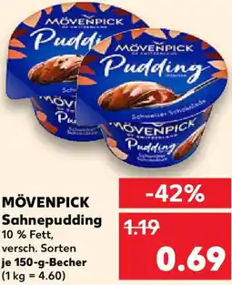 Kaufland MÖVENPICK Sahnepudding Angebot
