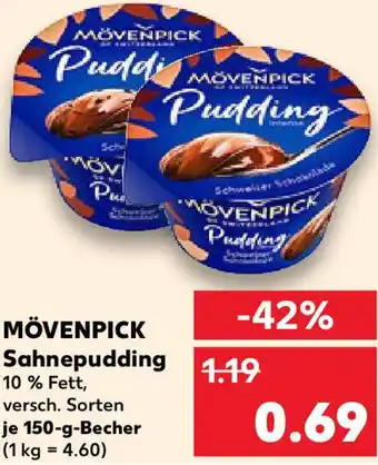 Kaufland MÖVENPICK Sahnepudding Angebot