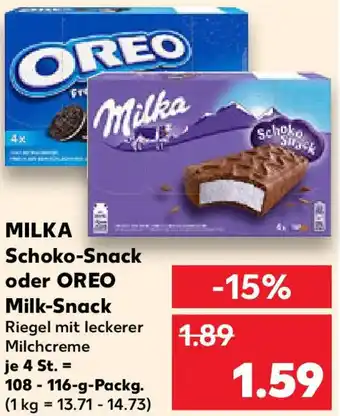 Kaufland MILKA Schoko-Snack oder OREO Milk-Snack Angebot