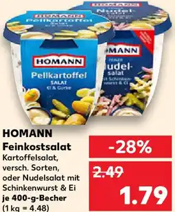 Kaufland HOMANN Feinkostsalat Angebot