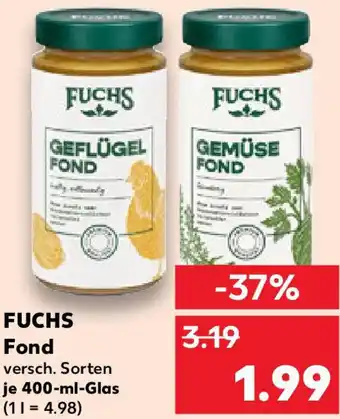 Kaufland FUCHS Fond Angebot