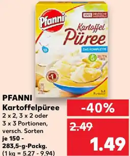 Kaufland PFANNI Kartoffelpüree Angebot
