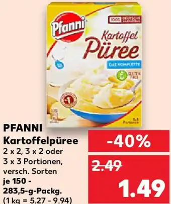 Kaufland PFANNI Kartoffelpüree Angebot
