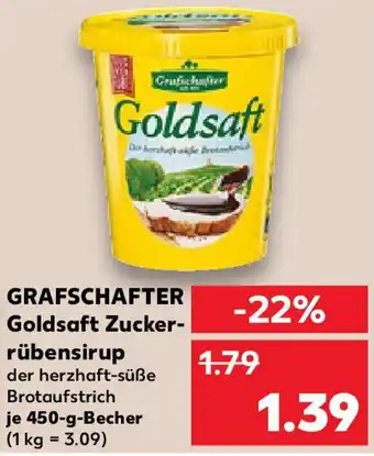 Kaufland GRAFSCHAFTER Goldsaft Zuckerrübensirup Angebot