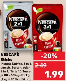 Kaufland NESCAFÉ Sticks Angebot