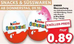 Kaufland KINDER Überraschung Angebot