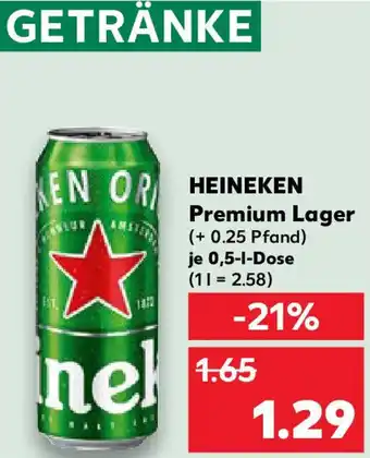 Kaufland HEINEKEN Premium Lager Angebot