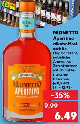 Kaufland MIONETTO Aperitivo alkoholfrei Angebot