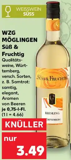 Kaufland WZG MÖGLINGEN Süß & Fruchtig Angebot