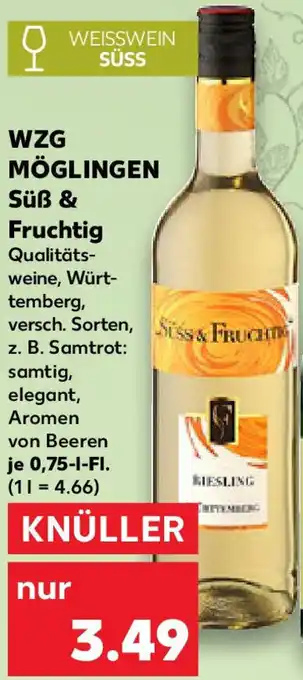 Kaufland WZG MÖGLINGEN Süß & Fruchtig Angebot