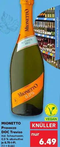 Kaufland MIONETTO Prosecco DOC Treviso Angebot