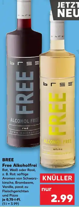 Kaufland BREE Free Alkoholfrei Angebot