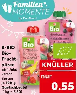 Kaufland K-BIO Bio Fruchtpüree Angebot