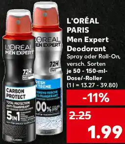 Kaufland L'ORÉAL PARIS Men Expert Deodorant Angebot