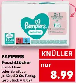 Kaufland PAMPERS Feuchttücher Angebot