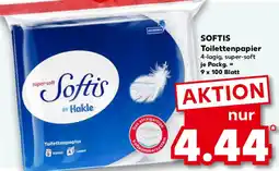 Kaufland SOFTIS Toilettenpapier Angebot