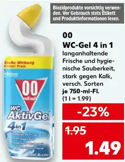 Kaufland 00 WC-Gel 4 in 1 Angebot