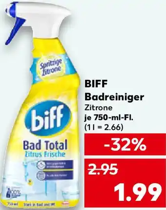 Kaufland BIFF Badreiniger Angebot